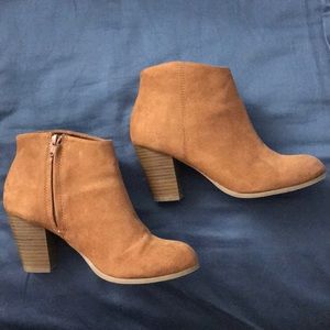 Brown Suede Ankle Boots